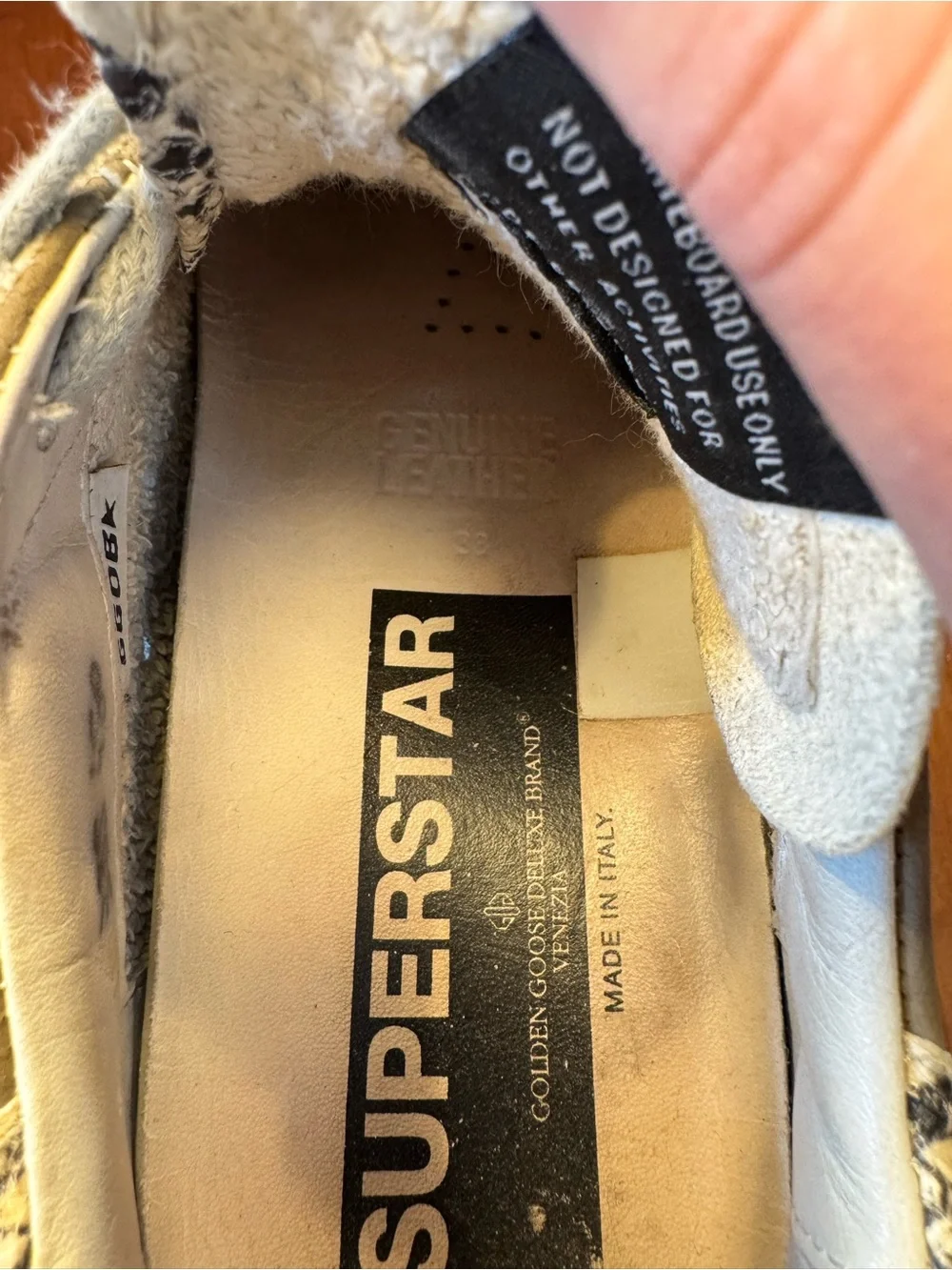 Golden Goose Superstar White & Gray Low-Top Sneakers - GGDB
